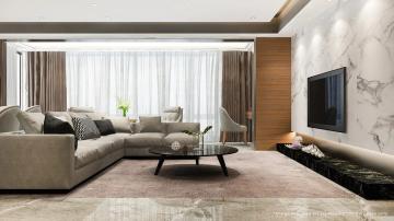 Home interior spacious living area