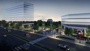 Assetz Soho & Sky Apartment in North Bangalore pathway