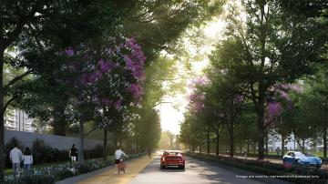 Nambiar District Apartment in Sarjapur Road, Bangalore  cycle track
