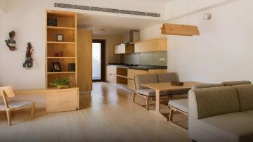 Total Environment In That Quiet Earth Apartments in Off Hennur Road Bangalore Kitchen in a U10 home