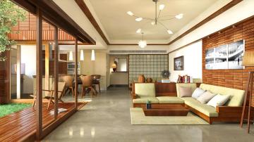 Total Environment In That Quiet Earth Apartments in Off Hennur Road Bangalore Living spaces bathed in natural light