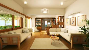 Total Environment In That Quiet Earth Apartments in Off Hennur Road Bangalore Warm tones of wood in your personalised space