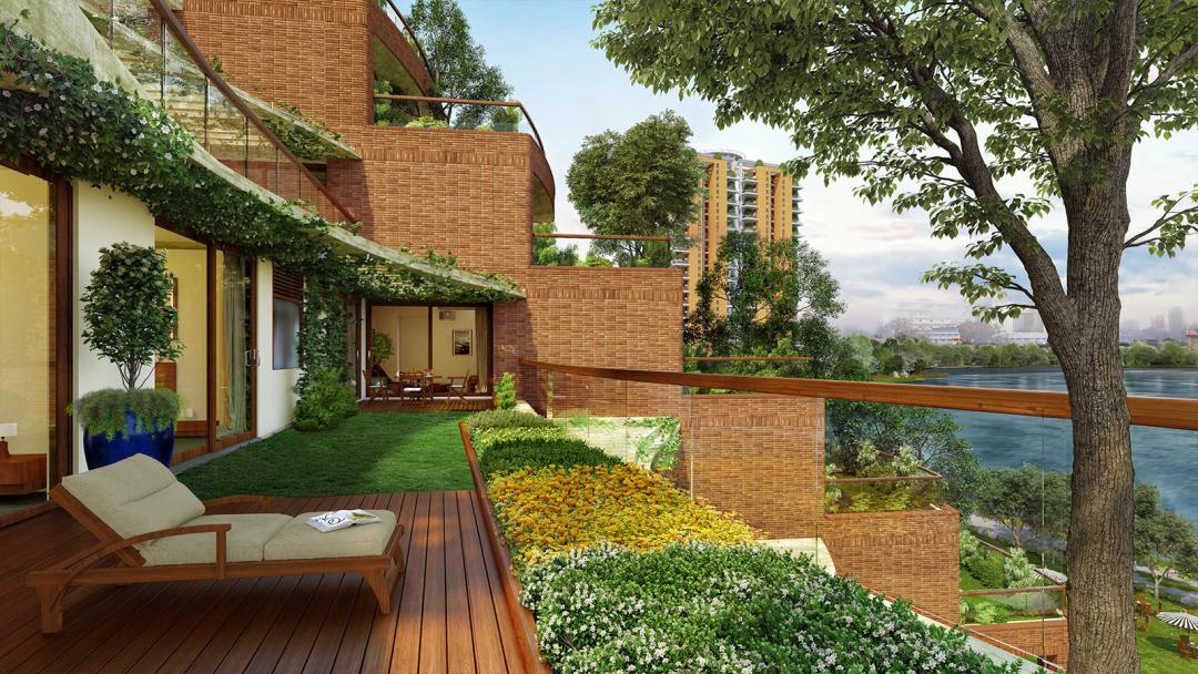 Total Environment Pursuit of a Radical Rhapsody Apartments banner open area to realx