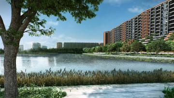 Total Environment Pursuit of a Radical Rhapsody Apartments View of the lake from the broadwalk
