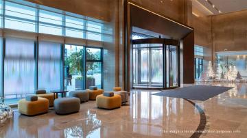 Brigade Avalon Apartment in Whitefield in Bangalore interconnected lobby