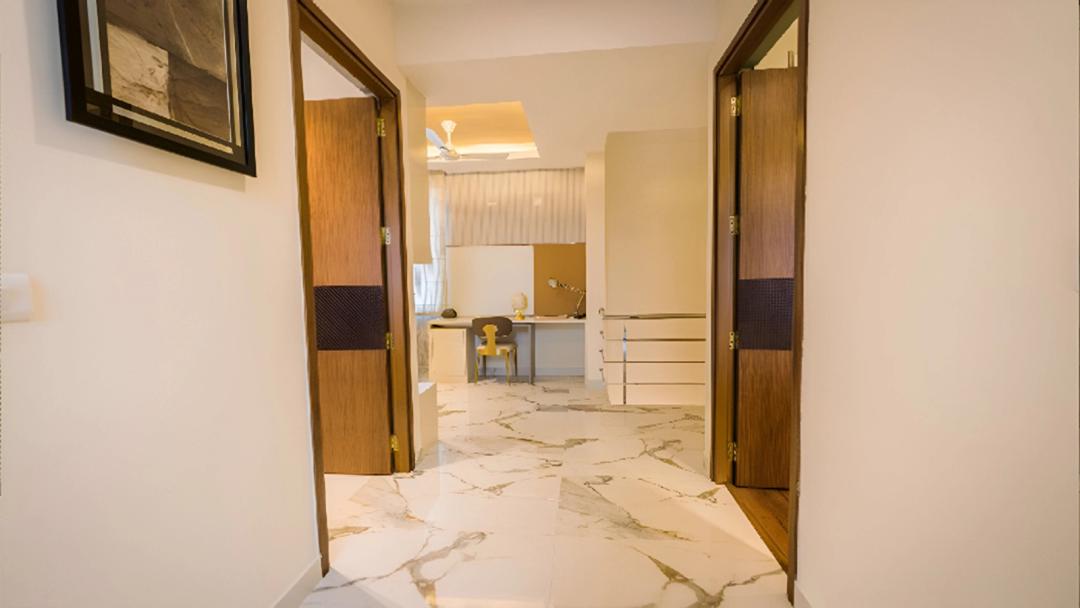 Concorde Abode 99 Villas In Hosur Sarjapur Road Bangalore second floor corridor