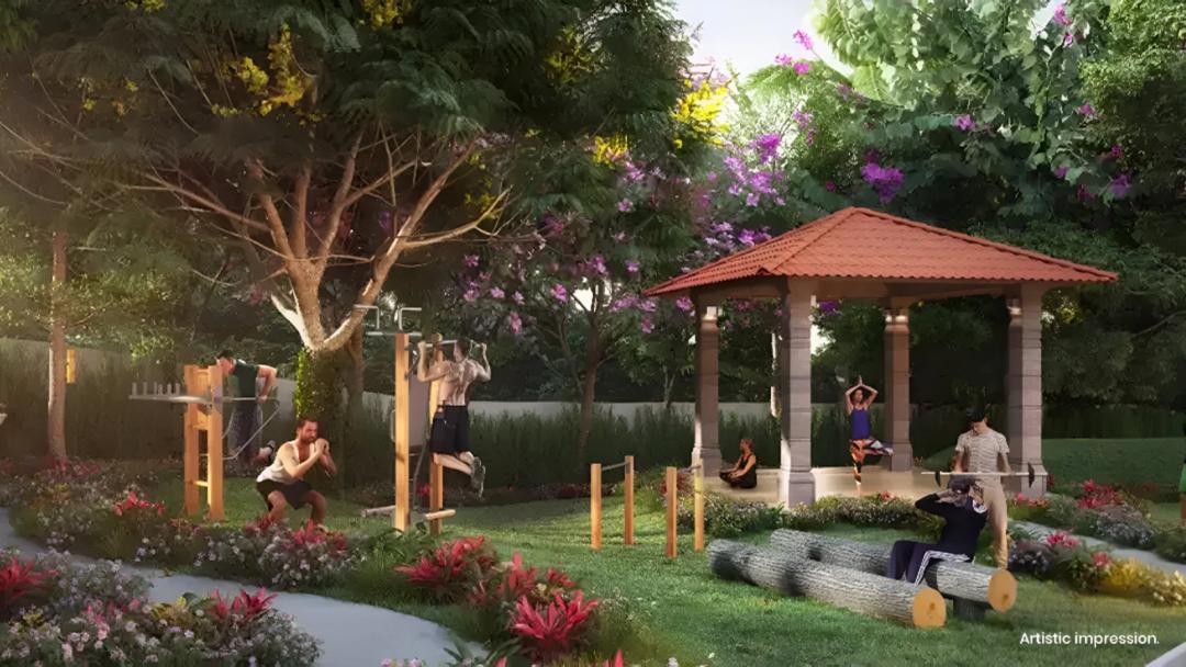Mahindra Eden Apartments In Kanakapura Road Bangalore Al Fresco Gym