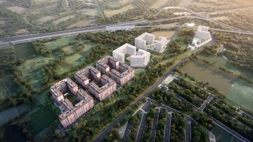 Barca at Godrej MSR City Apartment in North Bangalore arial