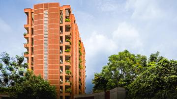 Total Environment The Magic Faraway Tree Apartments In Kanakapura Road Bangalore Exterior cladding that ages gracefully