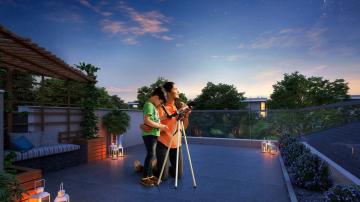 NVT Stopping By The Wood Villas In Whitefield Bangalore Gazing at Sky