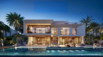 A Group Of People enjoying the view of the pool at the Emaar Mirage At The Oasis