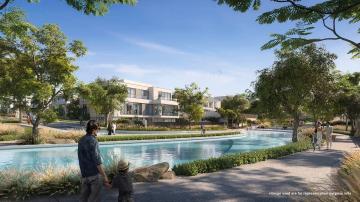 Perfectly positioned in front of a sparkling floating pool zone At Emaar Mirage Villas