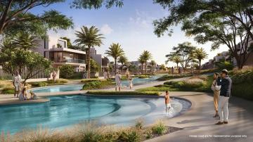 Pathway's Along the Edge Of Water At Emaar Mirage The oasis