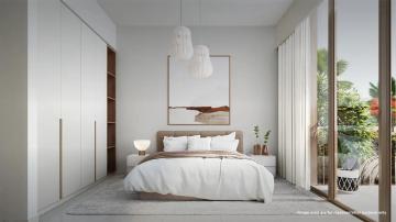 Master bedroom at Emaar Orania, featuring luxurious furnishings and soundproof walls